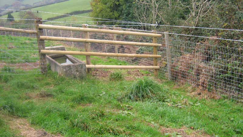 POST RAIL + WIRE MESH + 2 STRAND ELECTRIC FENCE.