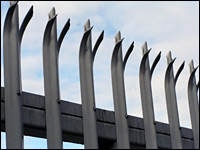 secure palisade fence